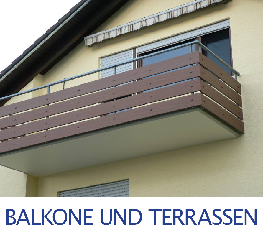 Balkone und Terrassen